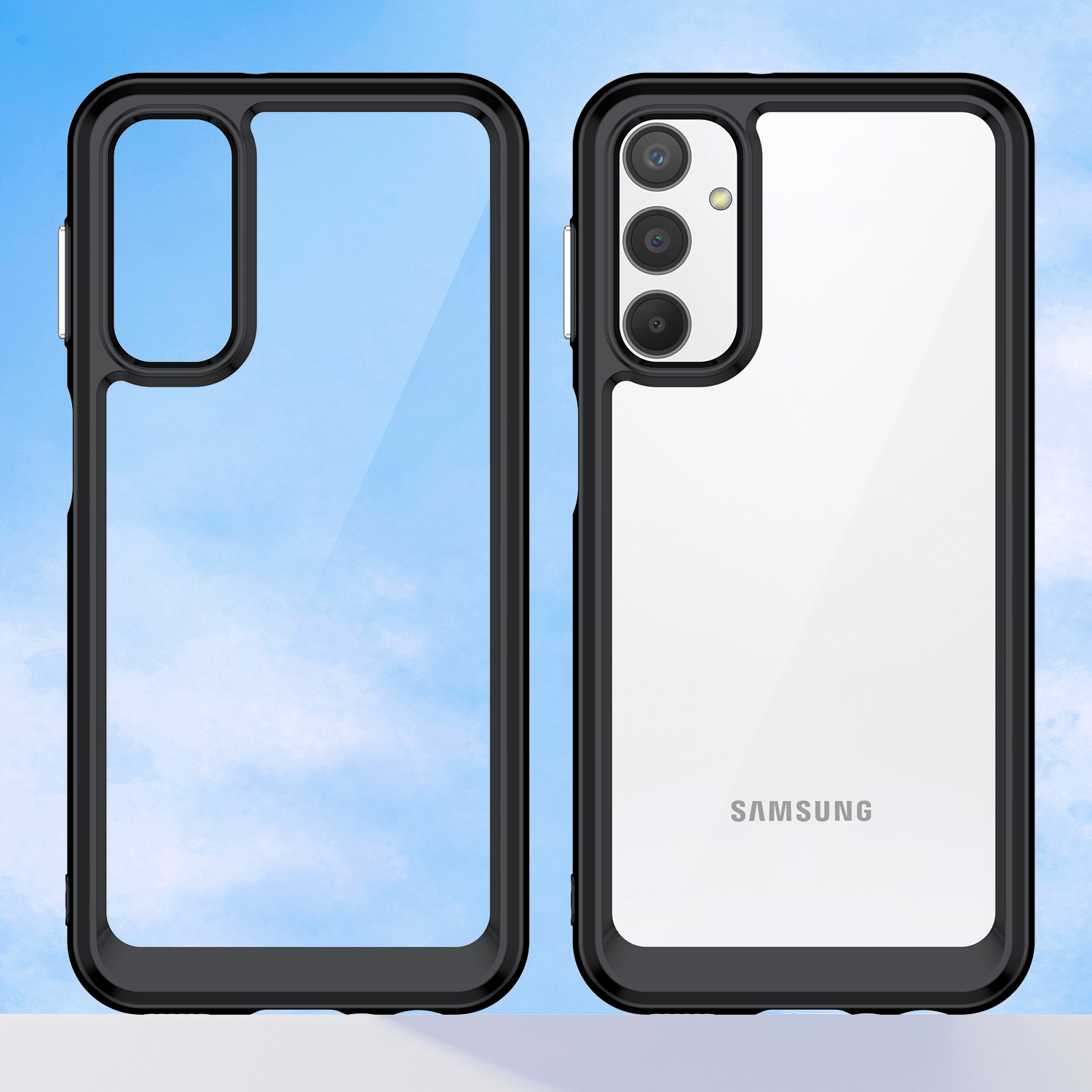 ✓ Усиленный чехол с черными рамками для Samsung Galaxy A24 4G, мягкий  отклик кнопок - купить по отличной цене 🤑 в интернет магазине caseport в  Москве и СПб