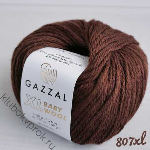 GAZZAL BABY WOOL XL 807, Коричневый