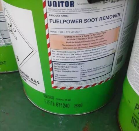 Unitor FUELPOWER SOOT REMOVER - удалитель сажи из котлов - 25 кг