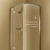 Roca MP3416012M METROPOLIS  Дверь распашная 1600X1950, прозрачное стекло, профиль хром