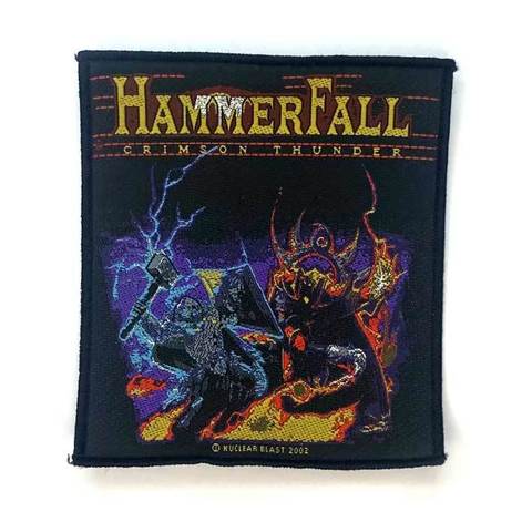 Нашивка Hammerfall Crimson thunder