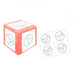 Большие мягкие кубики «Эмоции-кармашки»