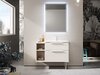 Cezares 55157 URBAN Тумба под раковину с двумя выдвижными ящиками 55157 Grigio opaco, 60x46x62