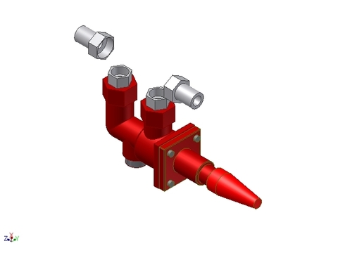 Клапан многоходовой DSV 1 Danfoss 148F3005