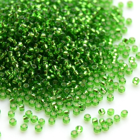 Бисер Тохо круглый 11/0 0027 зелёный