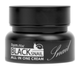 Крем для лица с муцином черной улитки Black Snail All In One Cream FARMSTAY