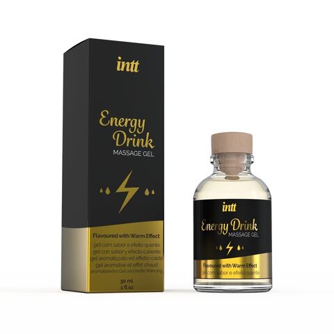 Массажный гель Intt с согревающим эффектом Energy Drink