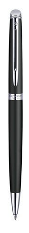 Шариковая ручка Waterman Hemisphere, цвет: MattBlack CT, стержень: Mblue123