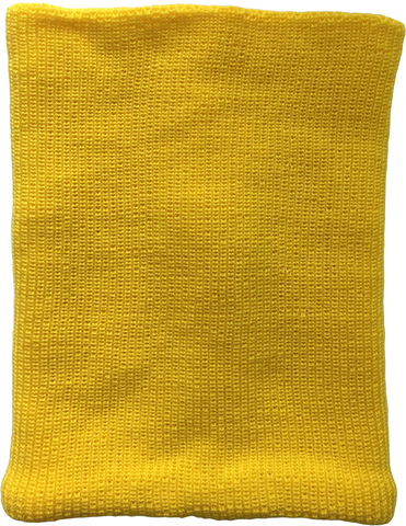 Желтый шарф-труба или шарф-тоннель