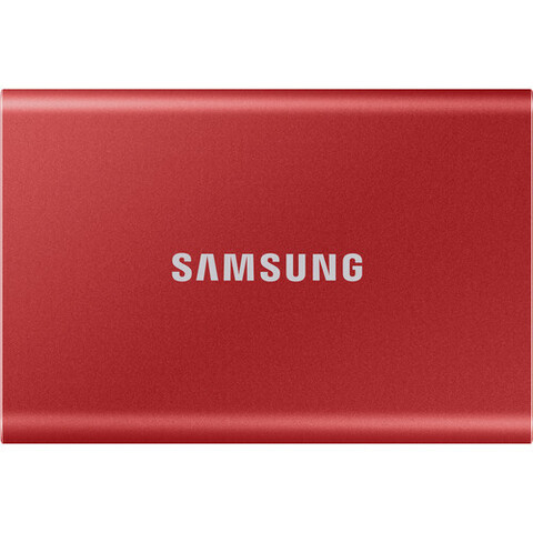 Внешний диск SSD Samsung 2TB T7 Portable SSD Metallic Red красный