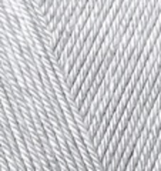 ALIZE "DİVA", 100% Микрофбира акрил, 100 гр, 350 м, 168 светло-серый