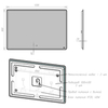 Lemark ELEMENT LM120Z-E Зеркало 120х80 см с подсветкой, с подогревом
