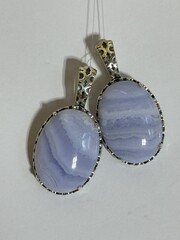 Будва  (серьги из серебра)