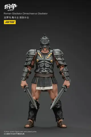 Фигурка Гладиатор Димахер масштаб 1/18 Roman Gladiator JoyToy