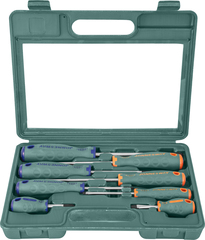 Jonnesway D71PP08S Набор отверток стержневых ANTI-SLIP GRIP, 8 предметов 48388