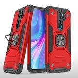 Противоударный чехол Strong Armour Case с кольцом для Xiaomi Redmi Note 8 Pro (Красный)