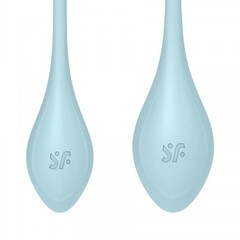 Вагинальные шарики Satisfyer Yoni Power-2, в наборе 3 шт, голубой