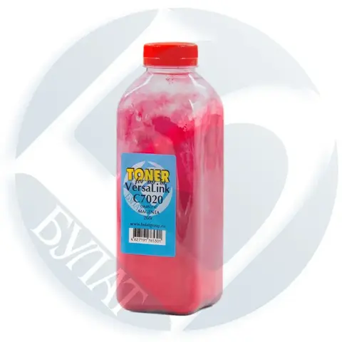 Тонер БУЛАТ (тонер+девелопер) 106R03747 для Xerox VersaLink C7020 (Пурпурный, банка 260г)