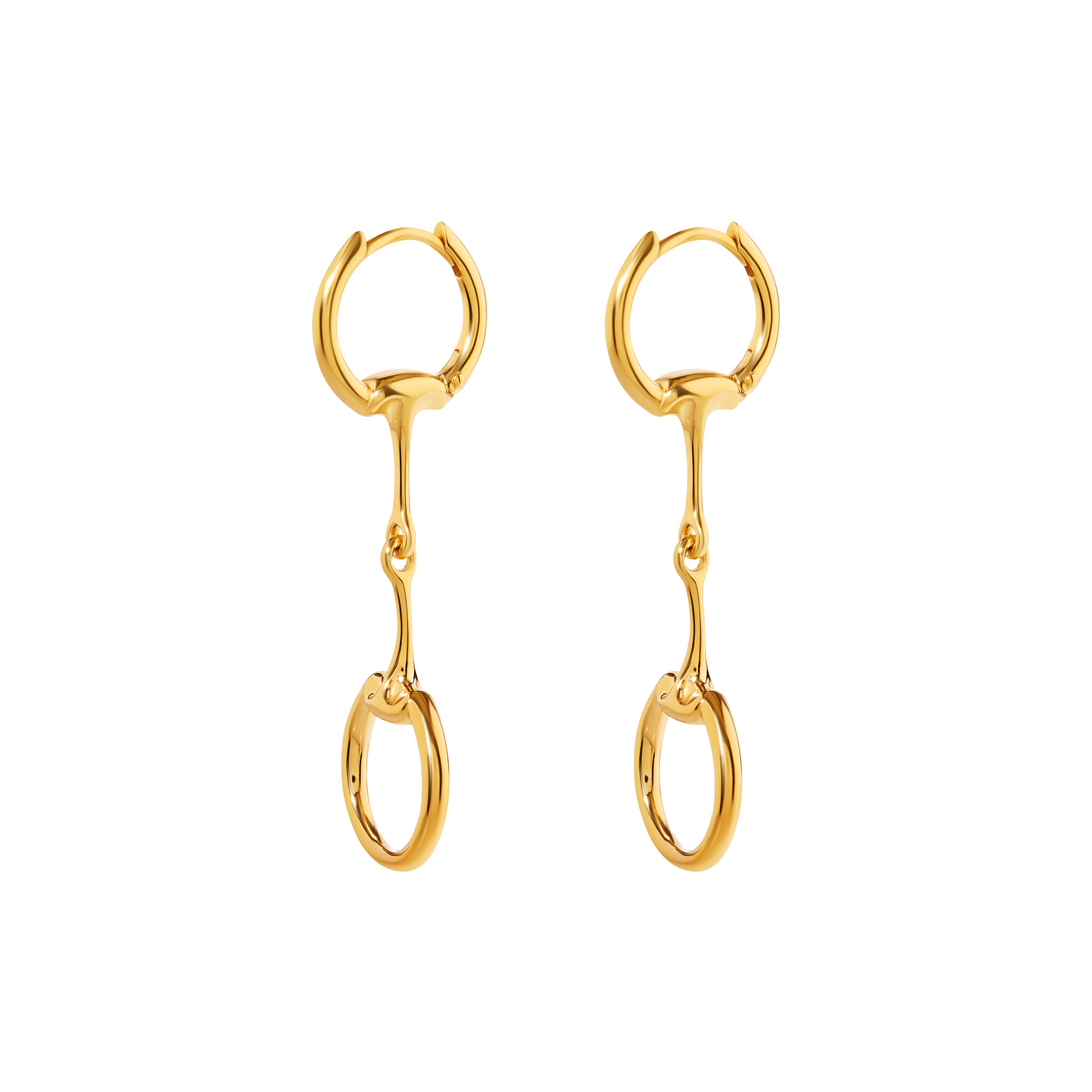 

Серьги Snaffle Bit Earrings - Gold