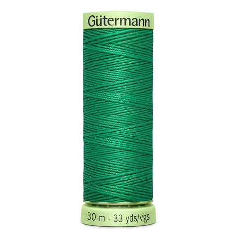 Нить Top Stitch 30/30 м для декоративной отстрочки, Gutermann, 239 зеленый трилистник