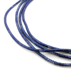 Канитель/трунцал мягкая, фигурная KAN/MN, 1 мм, глянец, т.синий