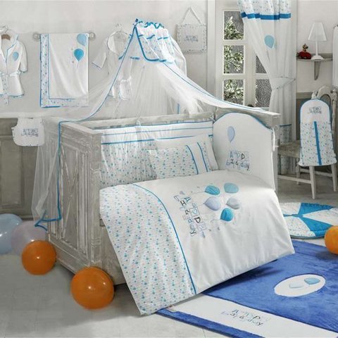Комплект  из 4-ти предметов серии Happy Birthday (Blue)