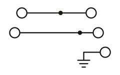 PTI 4-PE/L/N-Заземляющие клеммы для выполнения проводки в зданиях