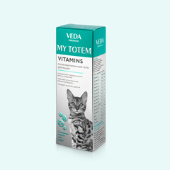 Veda MY TOTEM VITAMINS мультивитаминный гель для кошек 75мл