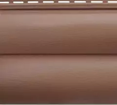 Сайдинг виниловый Альта-Профиль Blockhouse BH-02 Премиум Красно-коричневый 3100х320 мм