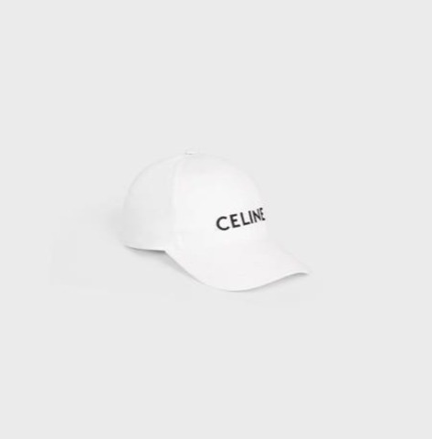 Бейсболка CELINE из хлопка, белый