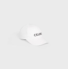 Бейсболка CELINE из хлопка, белый