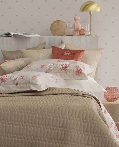 Покрывало 270x270 Blumarine Cinema бежевое