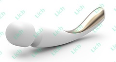 Большой профессиональный массажер Smart Wand Large белого цвета