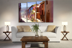 Модульная картина "Старые улочки"