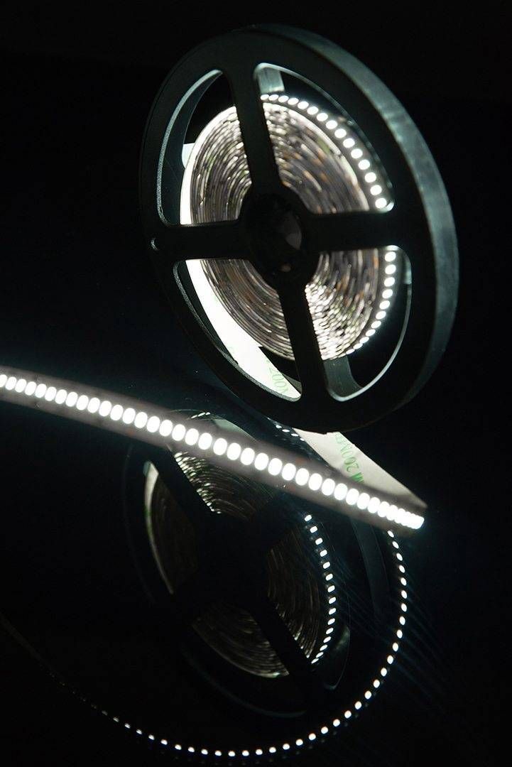 Светодиодная лента SWG 24W/m 240Led/m 3014SMD холодный белый 5M SWG4240-12-24-W-M 009255