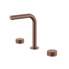 Boheme 152-BRB.4 Смеситель на столешницу STICK SPIRALE на 3 отв. BRUSHED BRONZE