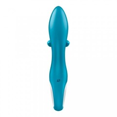 Вибратор-кролик Embrace me berry Satisfyer, бирюзовый