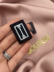 Логотип ЛП. черный 4х3 см