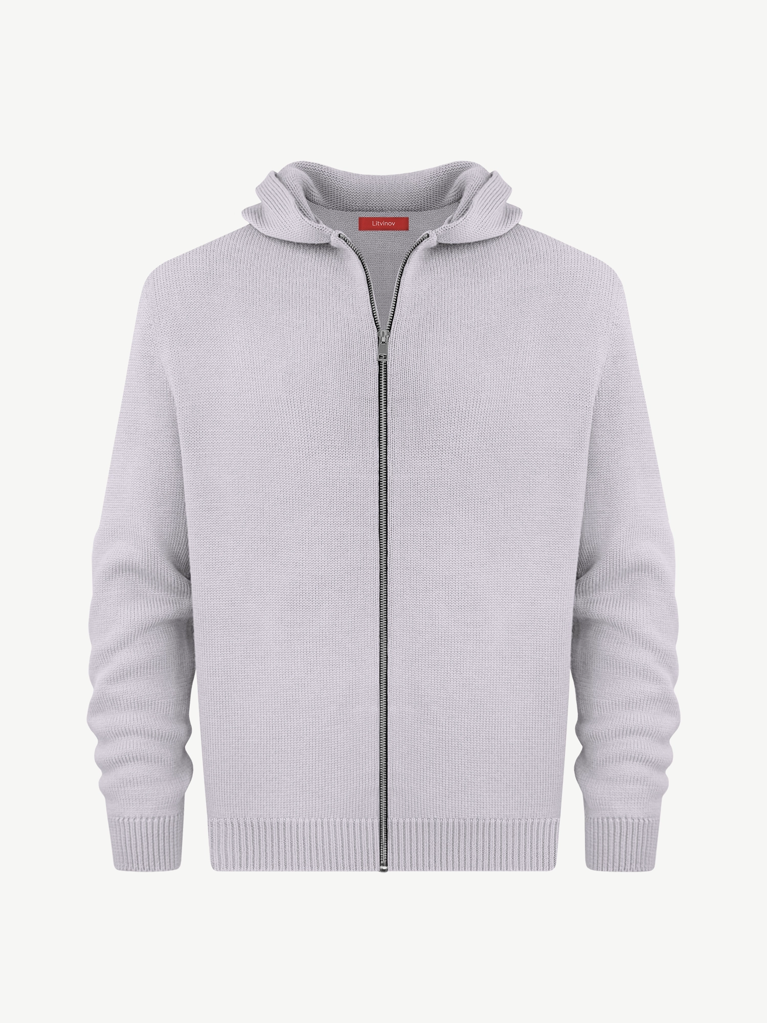 Толстовка на замке из экохлопка