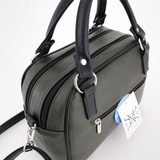 Сумка Саломея 269 македония оливковый + черный