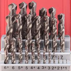 Набор сверл по металлу 1-13мм 25шт DIN338 HSS-G 118° (мет. кейс) Ruko 214215(K)