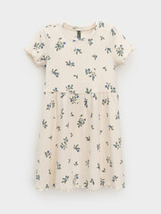 Платье  для девочки  К 5793/айвори,голубика