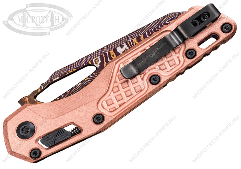Нож Microtech MSI 210-16FRMS3 Marfione Select Frag Copper Damascus Purple