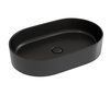 Ceramica Nova Element CN6048MB Умывальник чаша накладная овальная, 60.8x38.5, цвет: чёрный матовый