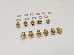 Комплект форсунок для сжиженного газа 0.85, (11шт.) для BAXI Eco Compact/Eco Home/Eco-4s/Eco-5 Compact/Main-5 (арт. 5704730, 711368600)