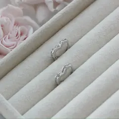 Швензы Конго Сердце 14*2,7 мм, родий, Ш116