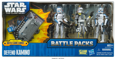 Набор 3 фигурки Война клонов Защита Камино