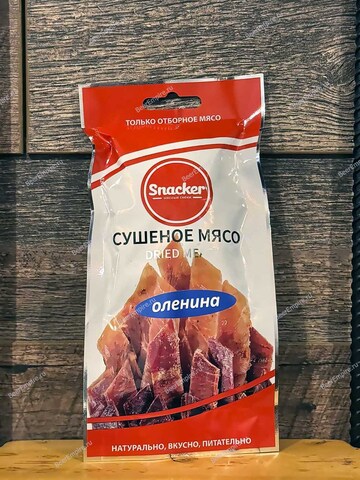 Мясо оленины сушёное 50 гр.