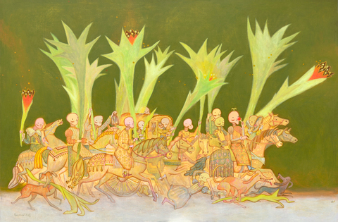 Blues of imaginary animals