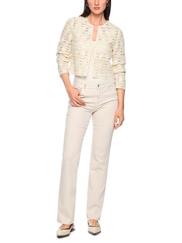 Marc Cain Джинсы из денима Candiani с бахромой по необметанному краю. Эко-линейка ReThink Together